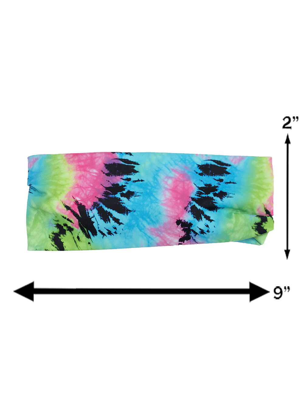 Headband - Fluorescent Tie Dye - Image 3
