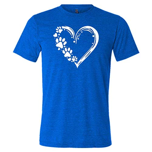 Heart With Paws Shirt Unisex - Image 3