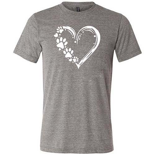 Heart With Paws Shirt Unisex - Image 5