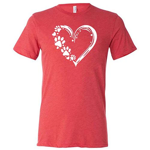 Heart With Paws Shirt Unisex - Image 7