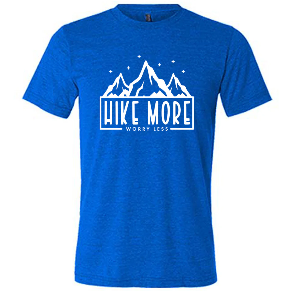 Hike More Worry Less Shirt Unisex - Image 4