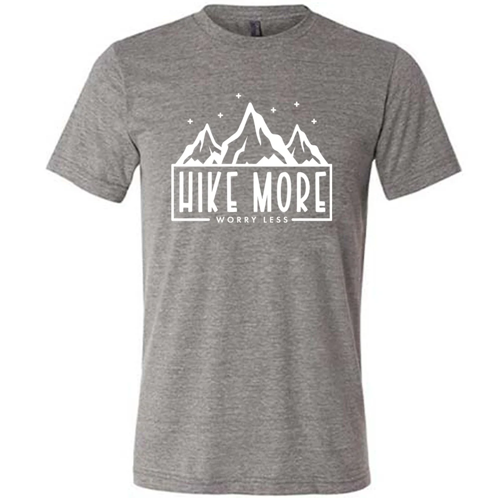 Hike More Worry Less Shirt Unisex - Image 6
