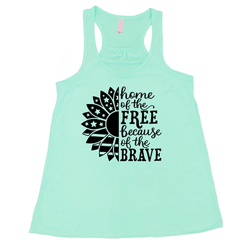 Home Of The Free Because Of The Brave Shirt - Image 4