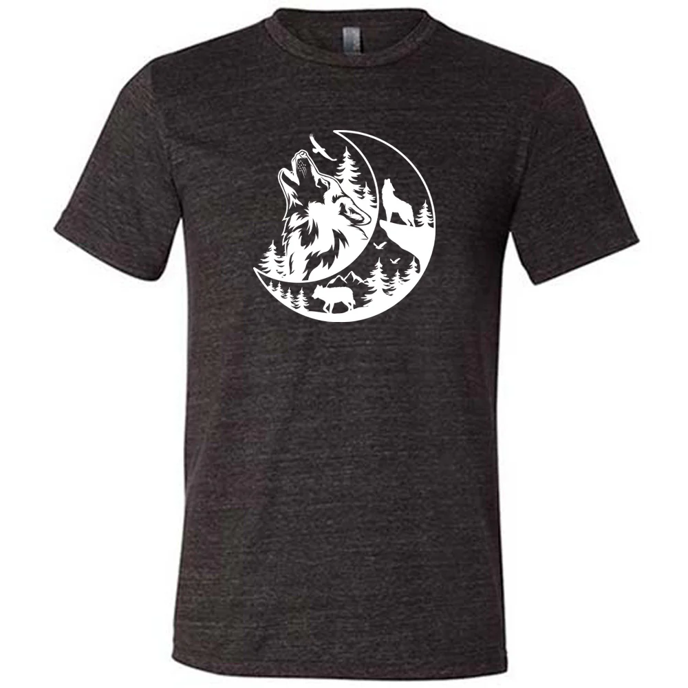 Howling Wolf Moon Shirt Unisex