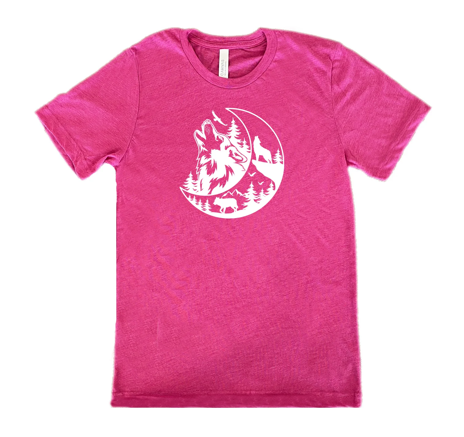 Howling Wolf Moon Shirt Unisex - Image 10
