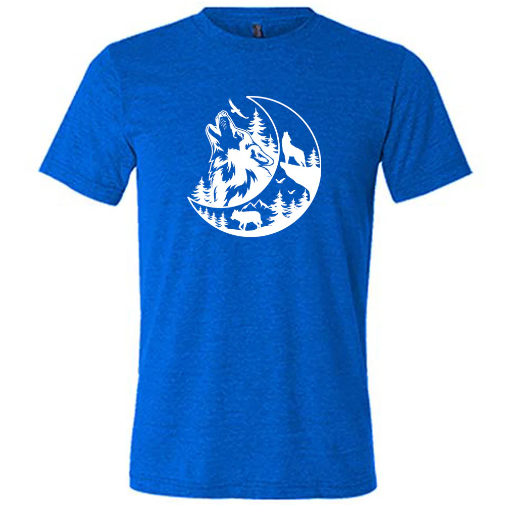 Howling Wolf Moon Shirt Unisex - Image 5