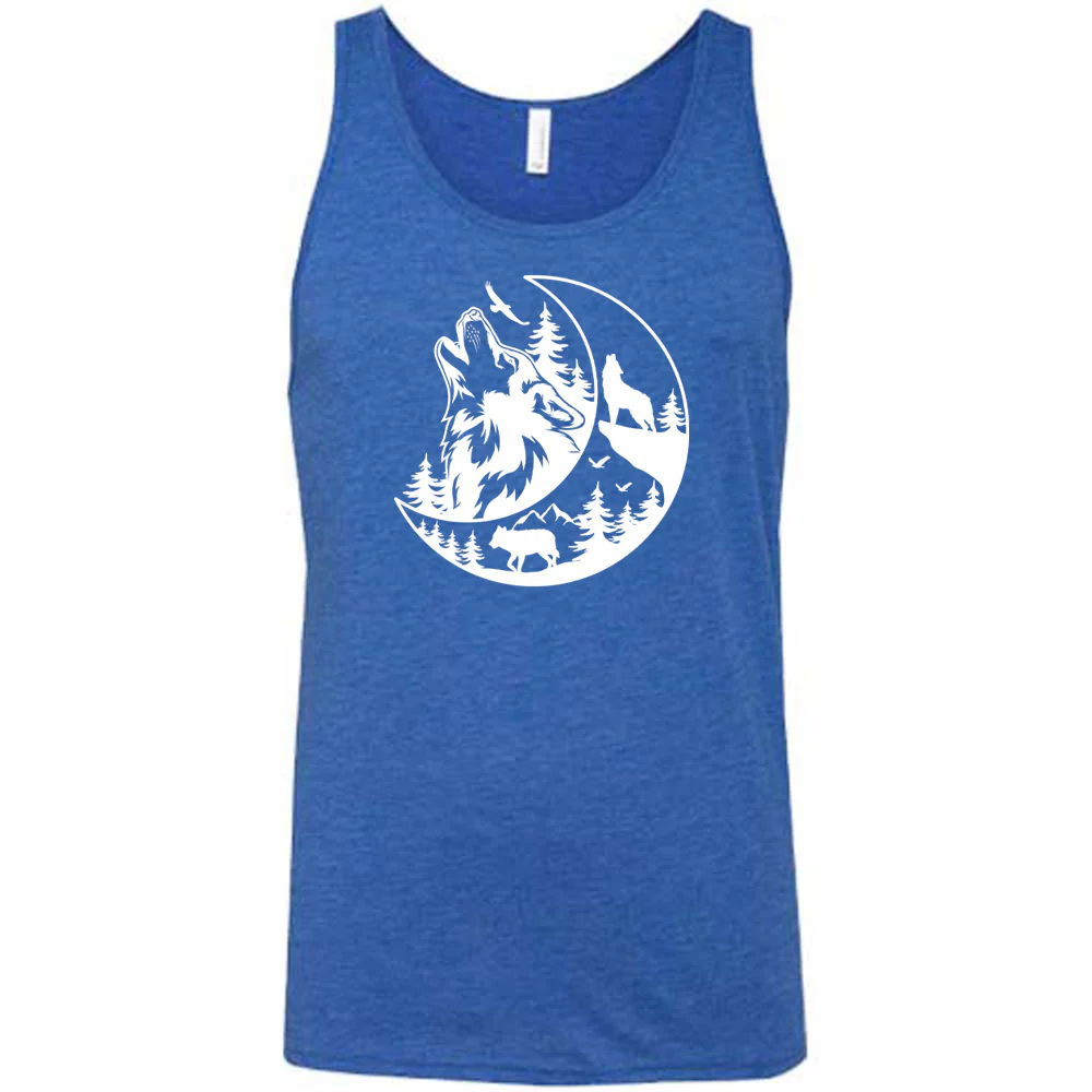 Howling Wolf Moon Shirt Unisex - Image 6
