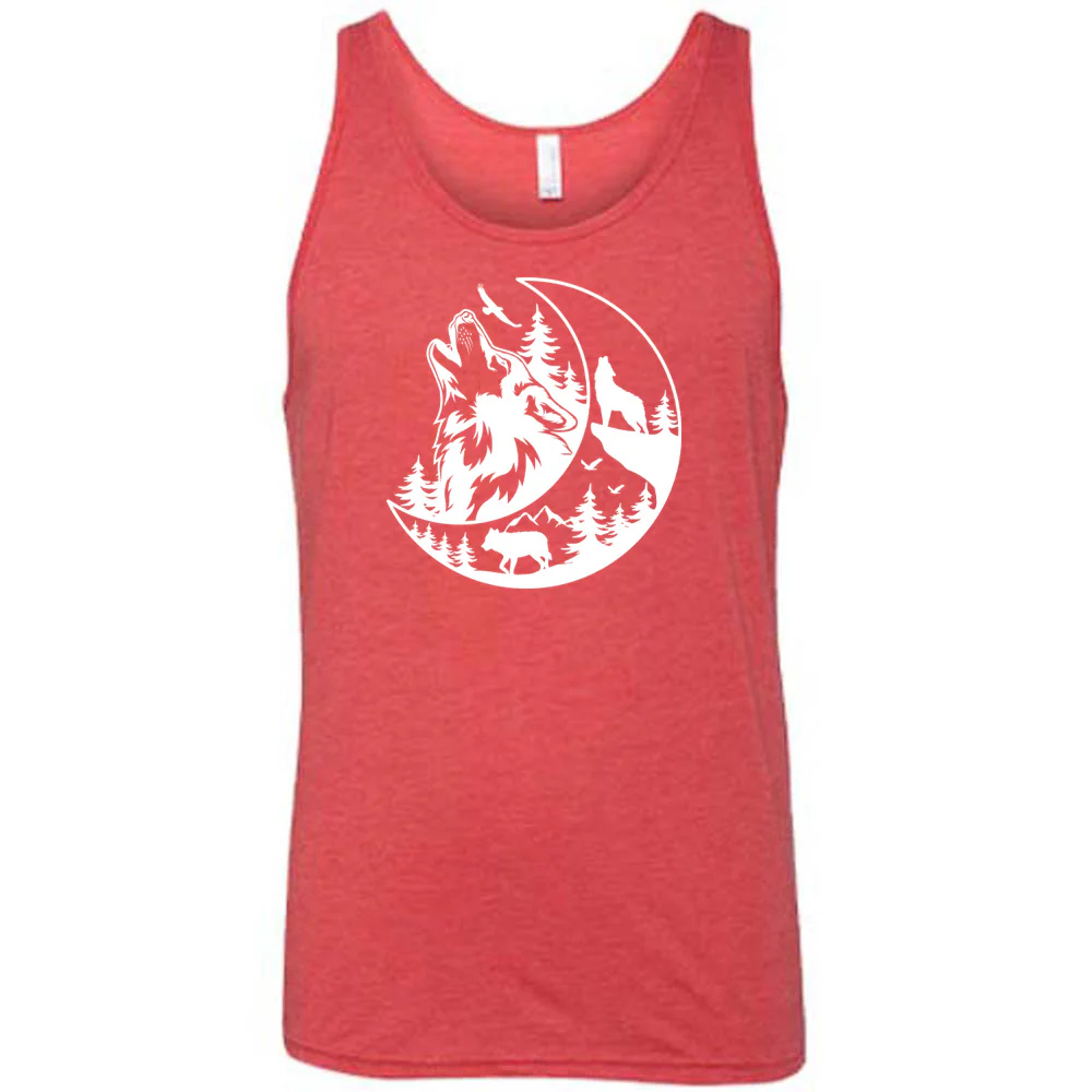 Howling Wolf Moon Shirt Unisex - Image 8