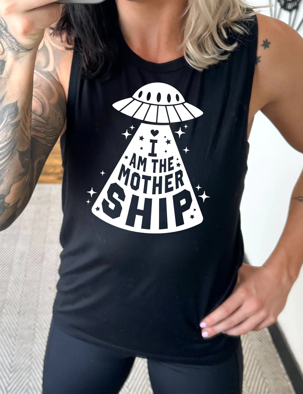 I Am The Mother Ship Muscle Tank