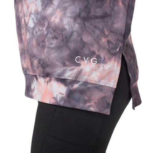 Ideal Hoodie | Grey & Pink Tie Dye - Image 2