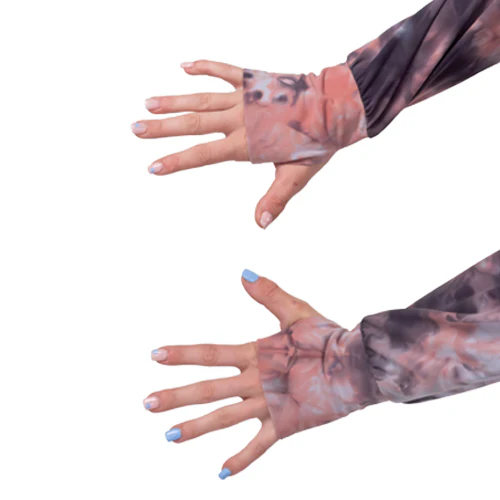 Ideal Hoodie | Grey & Pink Tie Dye - Image 4