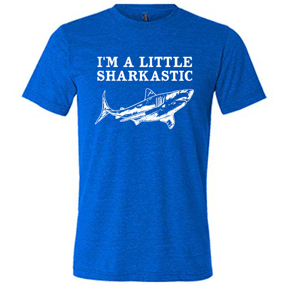 I'm A Little Sharkastic Shirt Unisex - Image 4