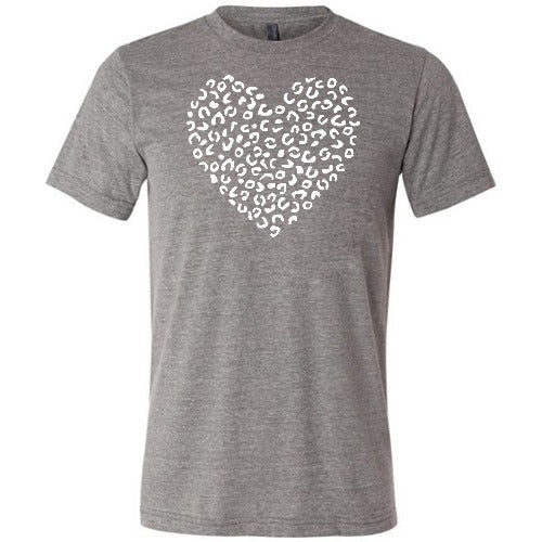 Leopard Heart Shirt Unisex - Image 3