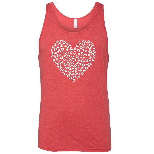 Leopard Heart Shirt Unisex - Image 8