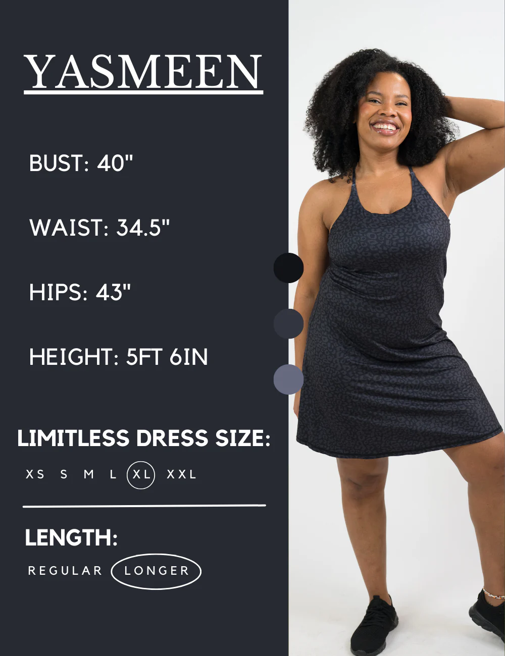 Limitless Dress | Black Leopard - Image 4