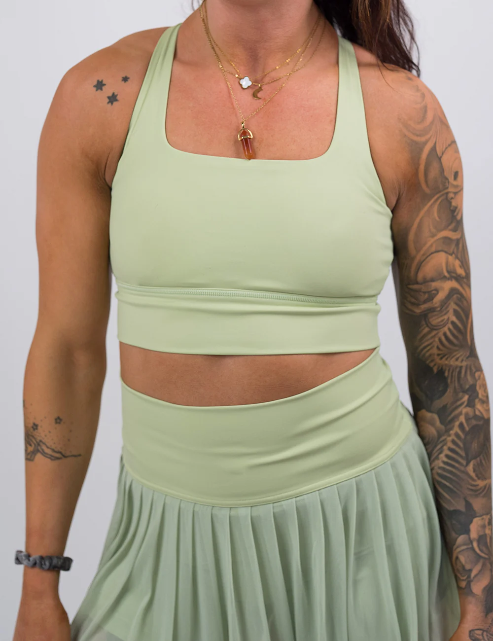 Longline Bra | Pistachio - Image 3