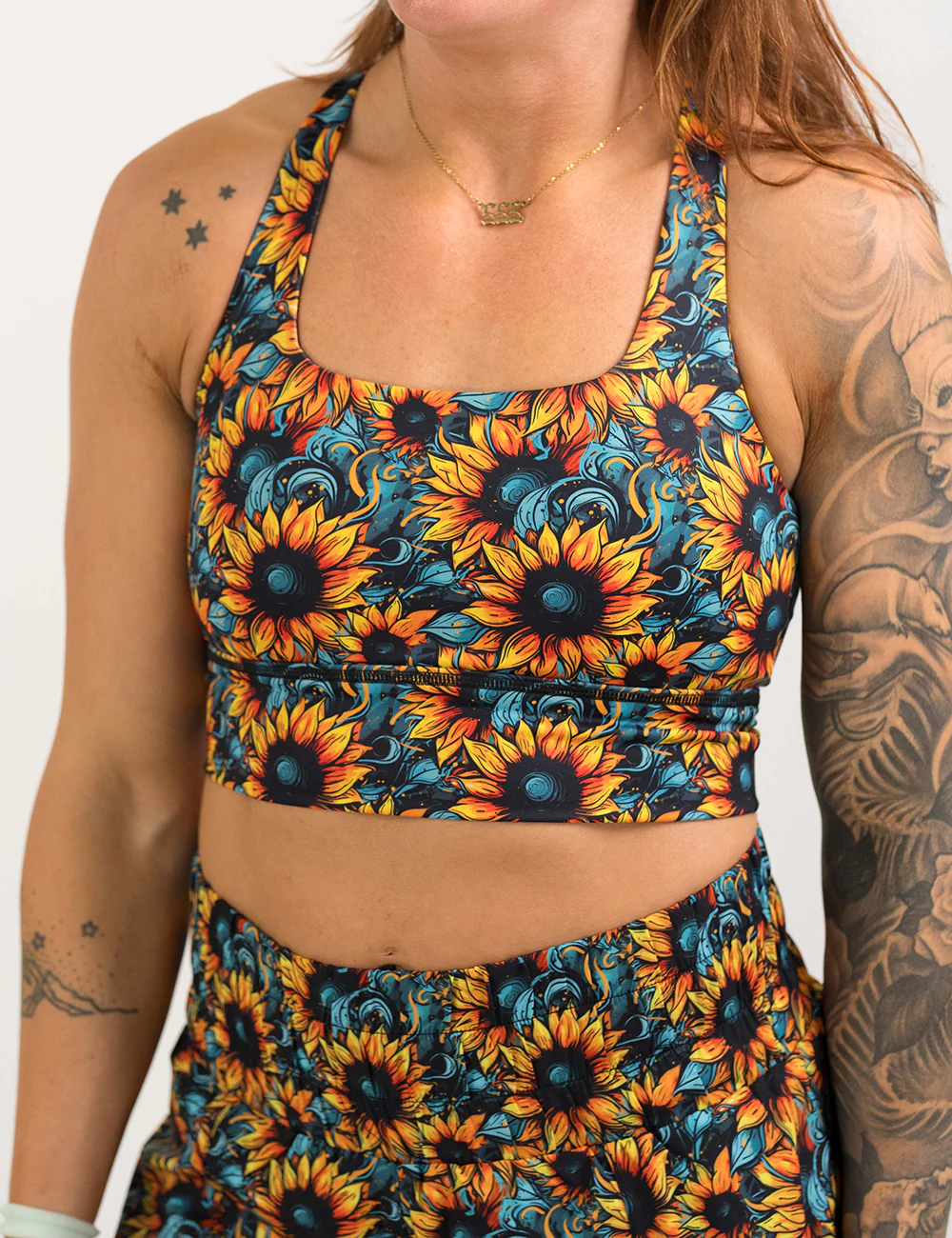 Longline Bra | Wild Sunflower