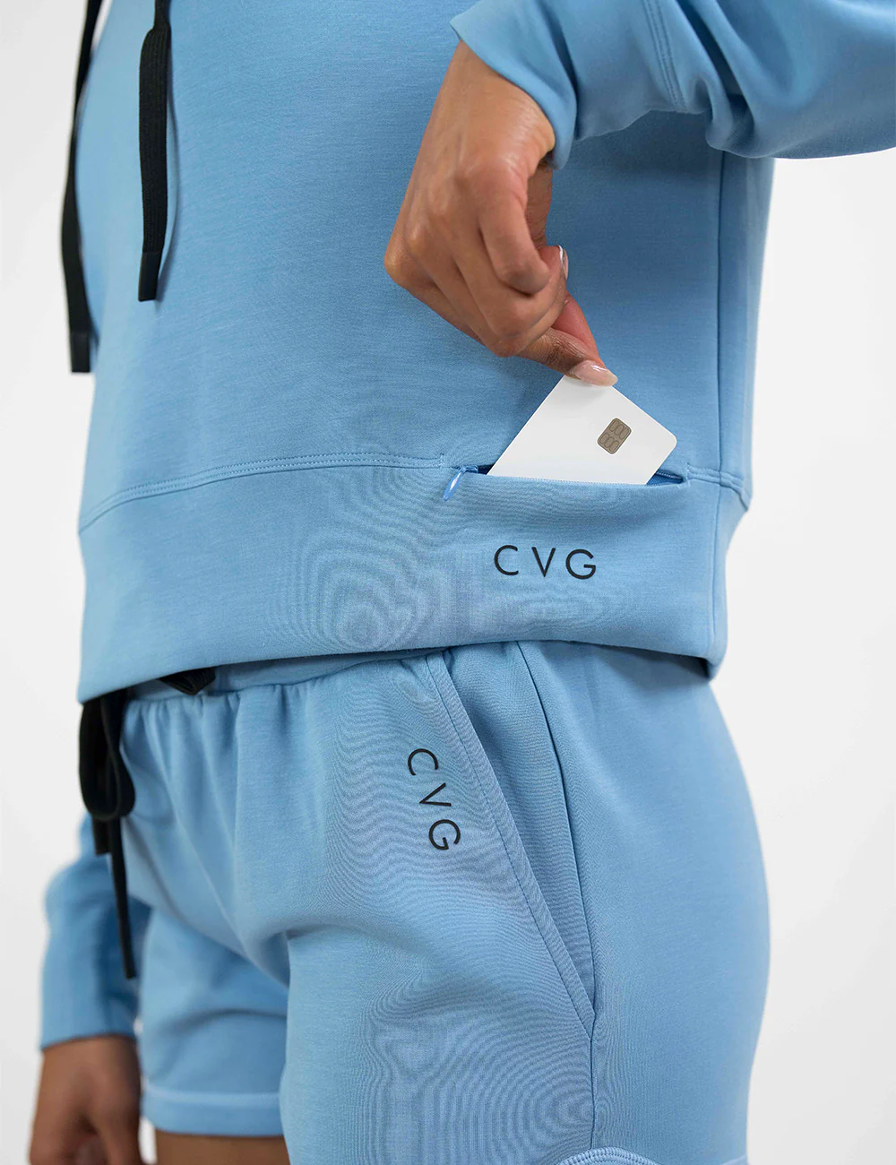 Luxe Hoodie | Sky Blue - Image 2