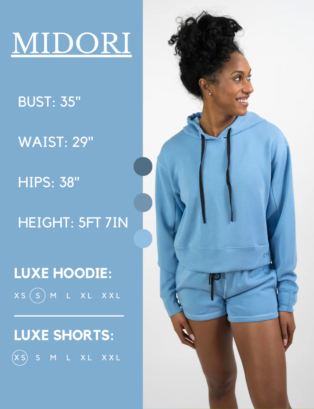 Luxe Shorts | Sky Blue - Image 4