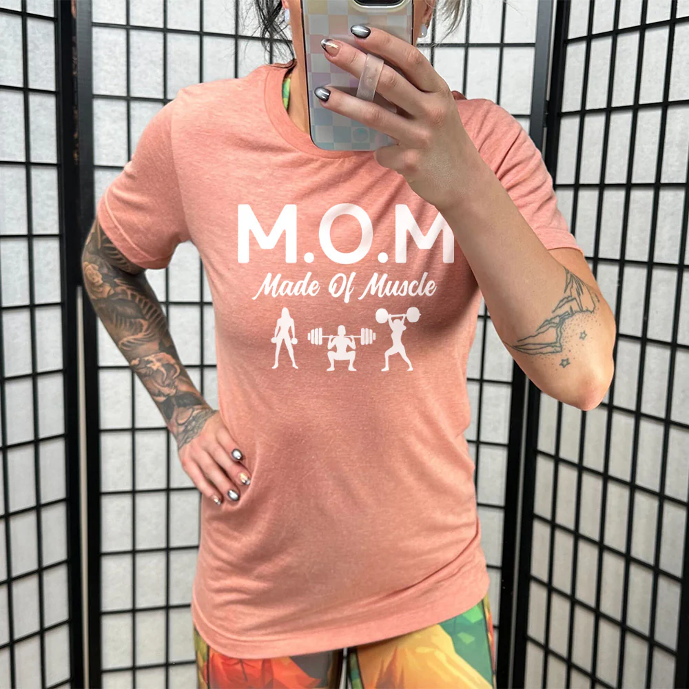 MOM Made of Muscle Shirt Unisex - Image 11