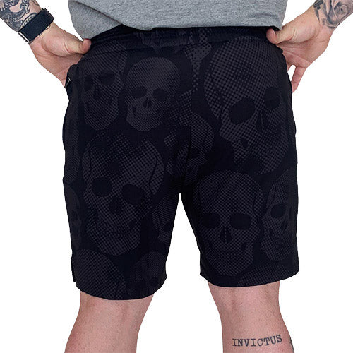 Men's Shorts | Silhouette Skulls - Image 4