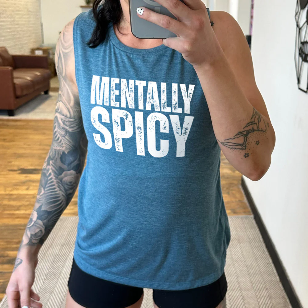 Mentally Spicy Muscle Tank - Image 2