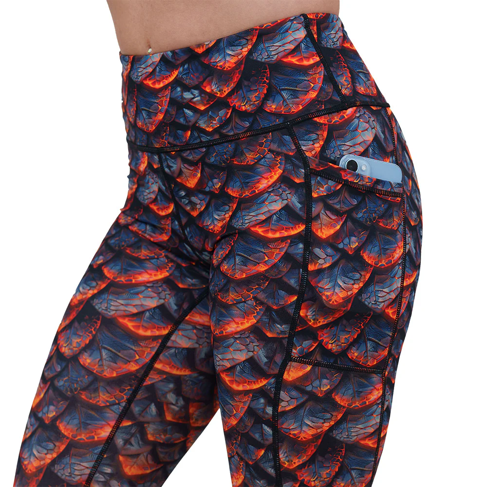Molten Dragon Leggings - Image 2