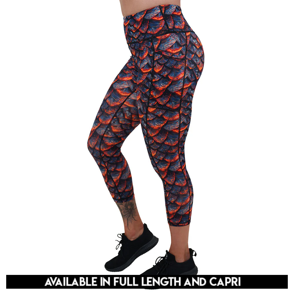 Molten Dragon Leggings - Image 3