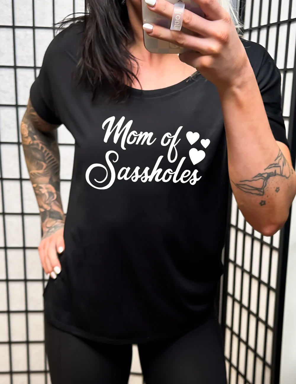 Mom of Sassholes | Slouchy Tee
