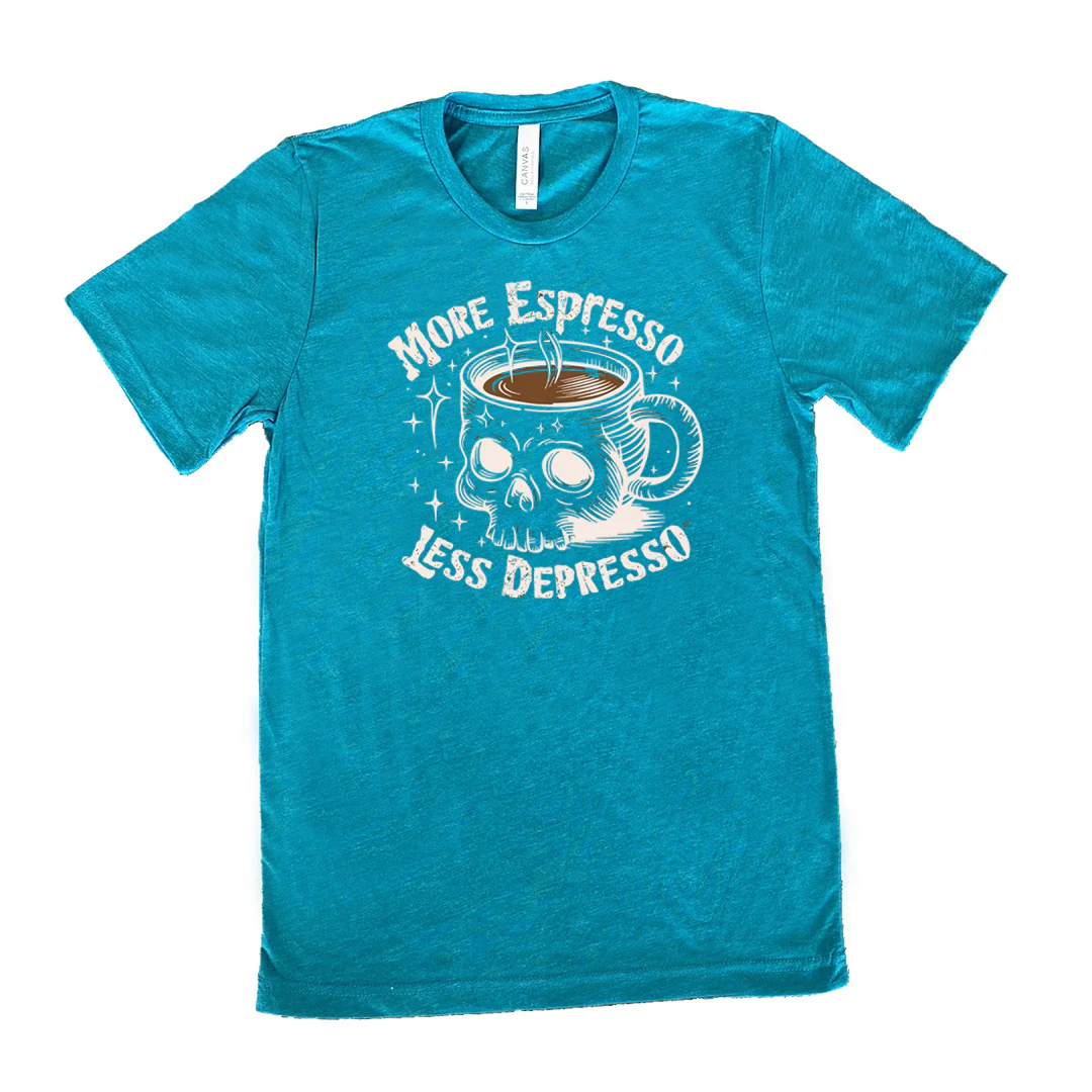 More Espresso Less Depresso Shirt Unisex - Image 10