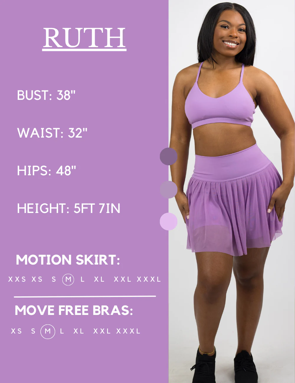 Motion Skirt | Deep Lilac - Image 4