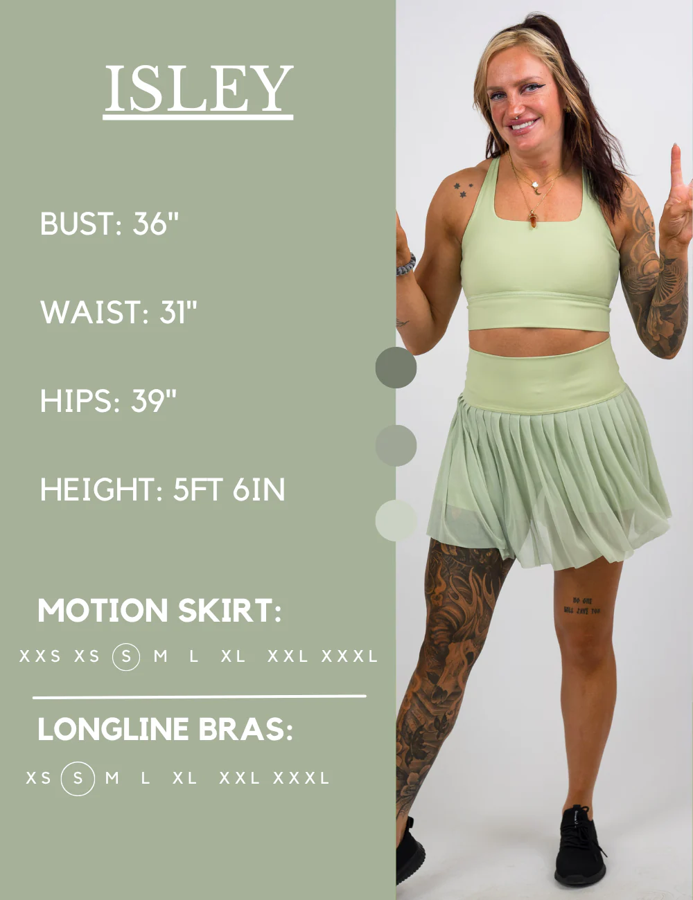 Motion Skirt | Pistachio - Image 4