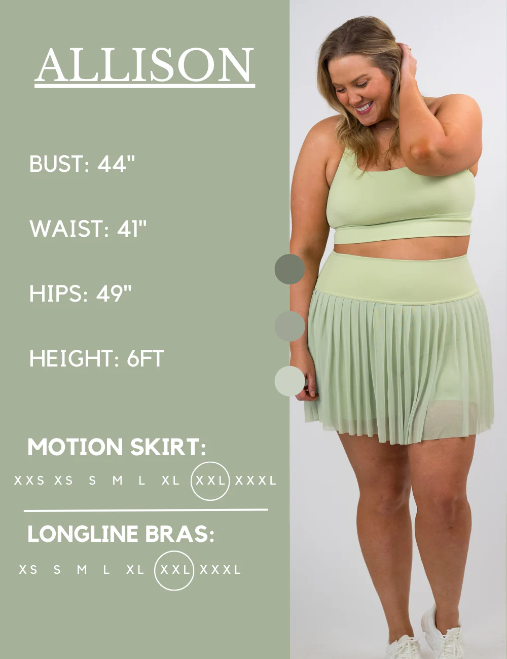Motion Skirt | Pistachio - Image 5