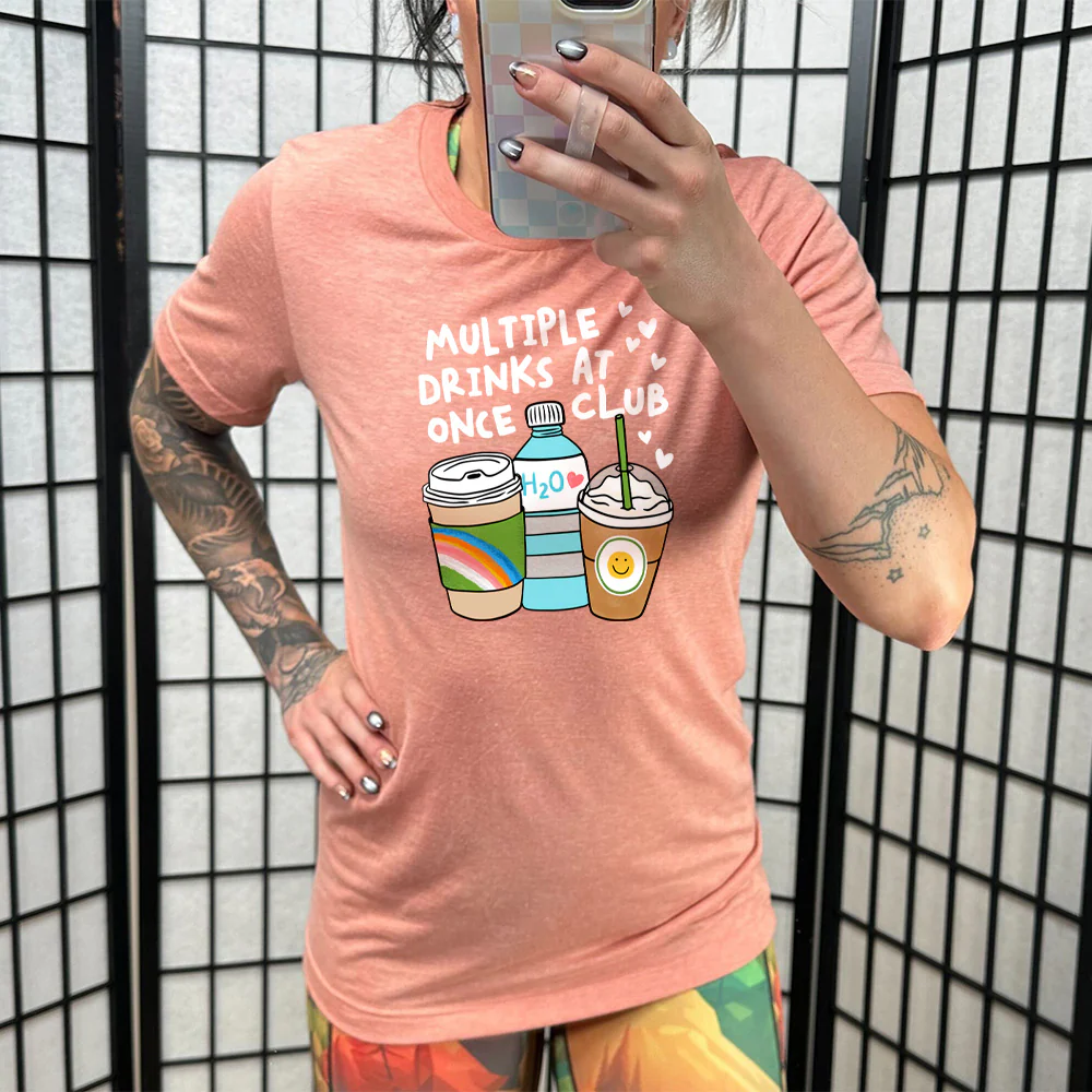 Multiple Drinks at Once Club Shirt Unisex - Image 9
