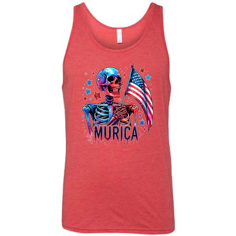 Murica Skeleton Shirt Unisex - Image 3