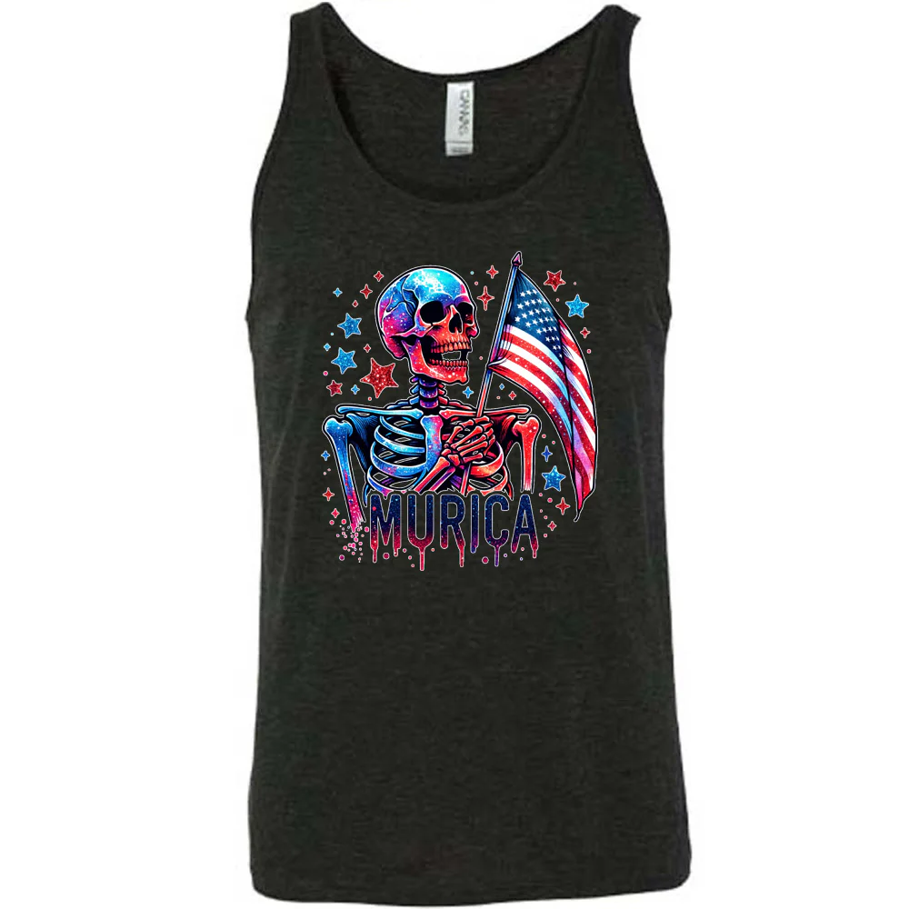Murica Skeleton Shirt Unisex - Image 5