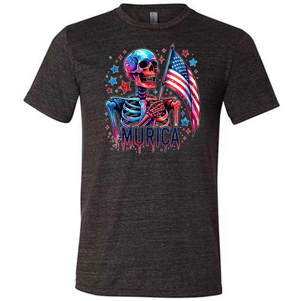 Murica Skeleton Shirt Unisex - Image 6