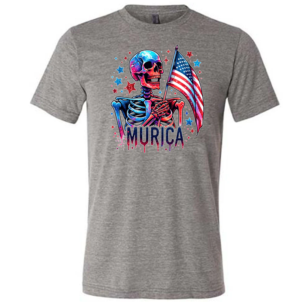 Murica Skeleton Shirt Unisex - Image 7
