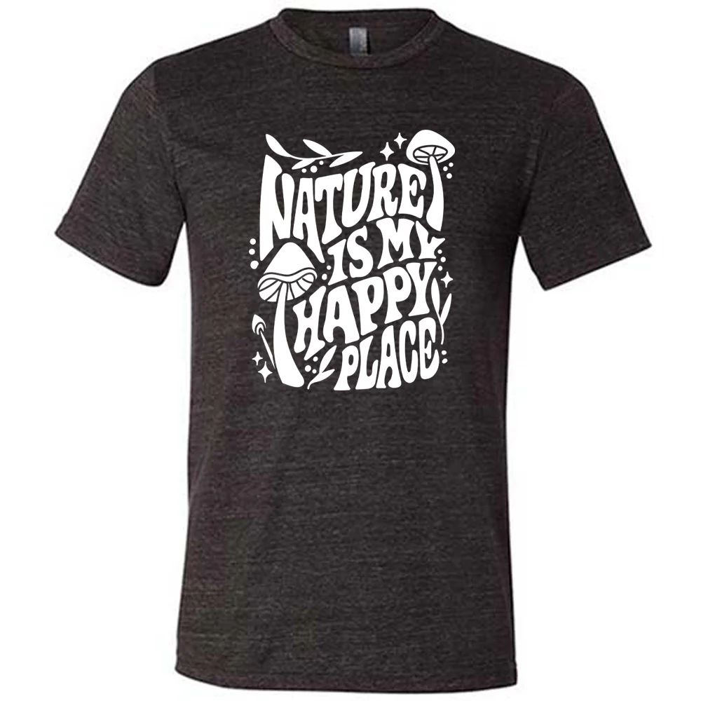 Nature Is My Happy Place Shirt Unisex - Image 2