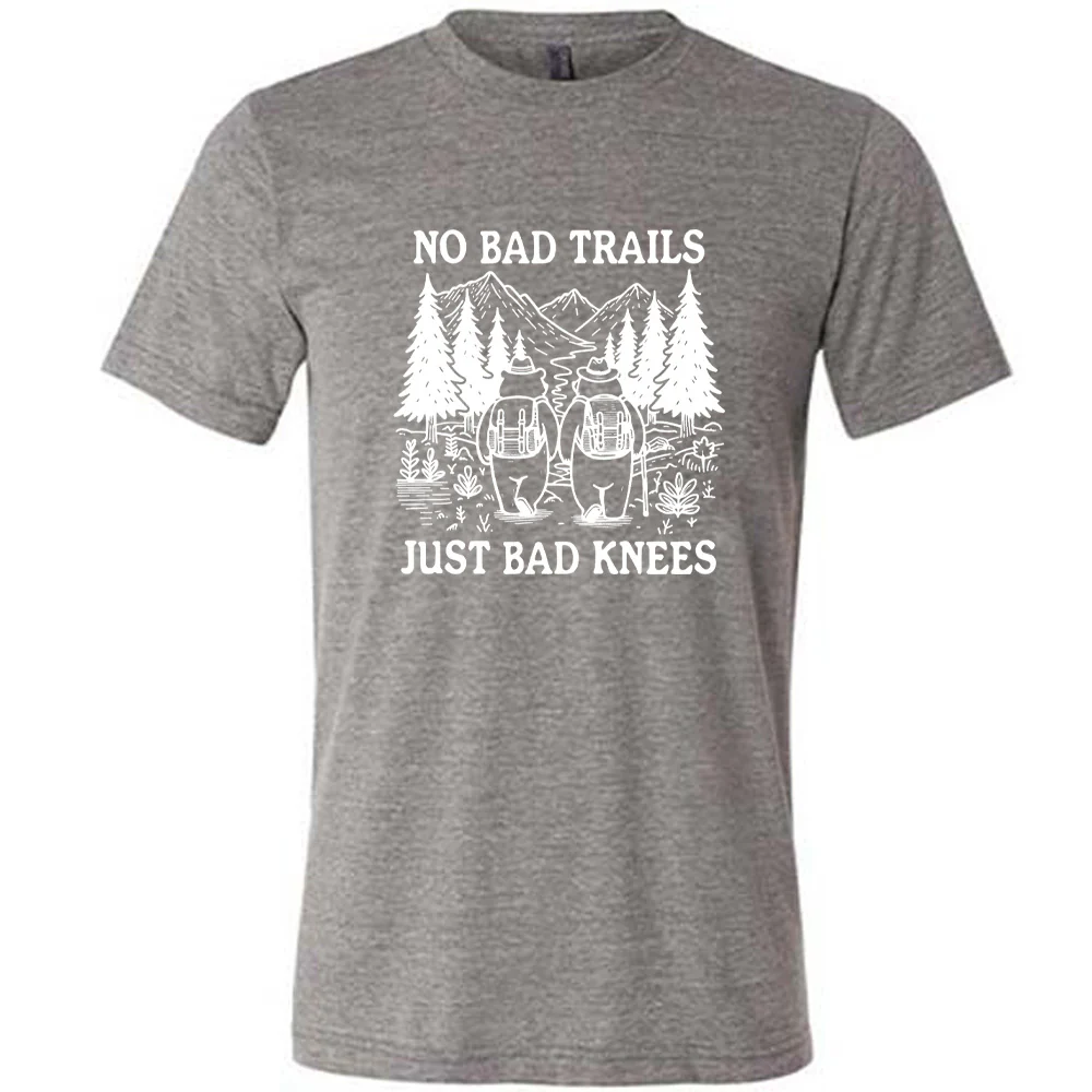 No Bad Trails Just Bad Knees Shirt Unisex - Image 3