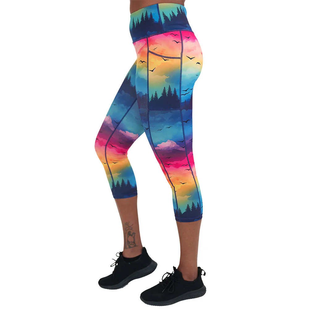 Ombre Sky Leggings - Image 5