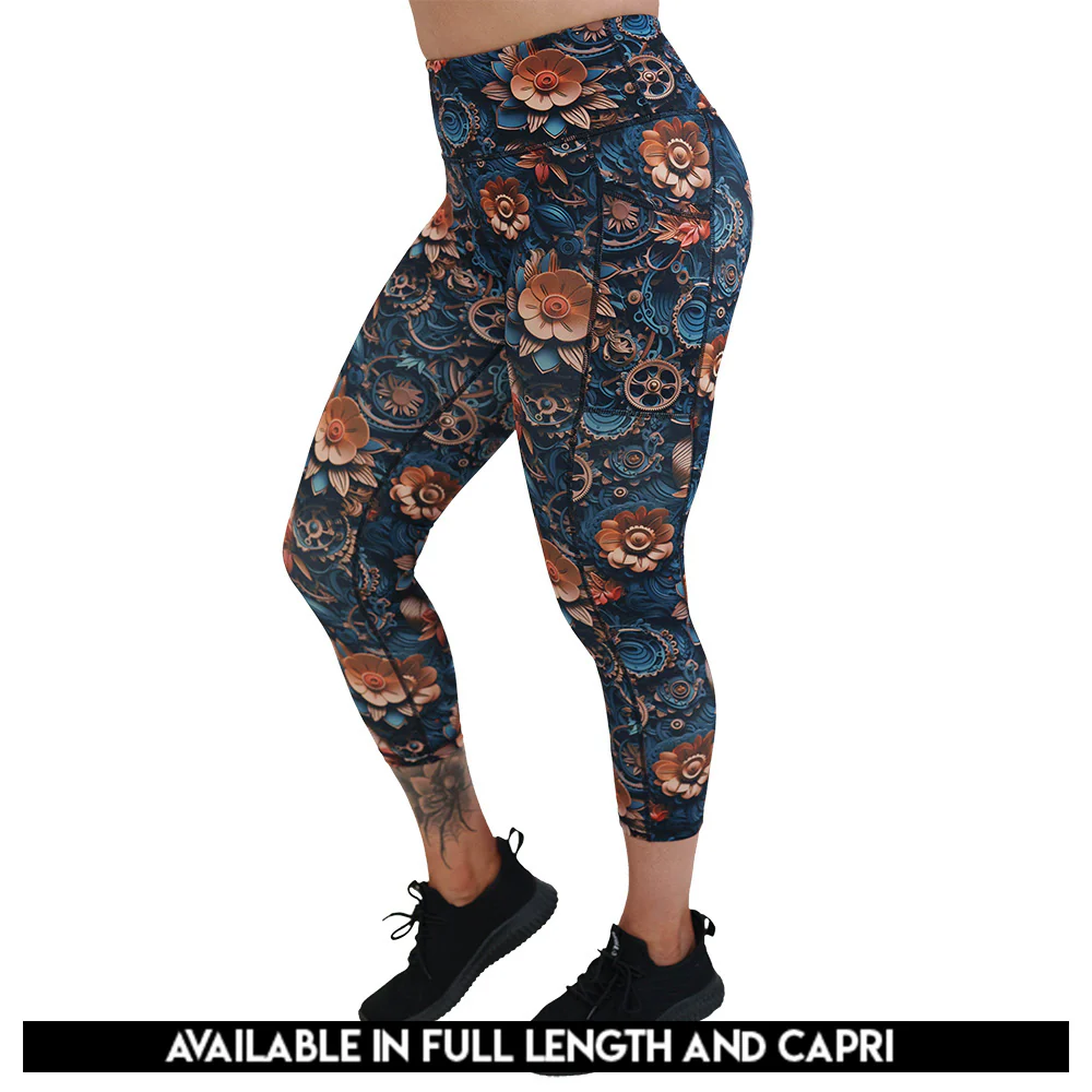 Petals & Pistons Leggings - Image 3