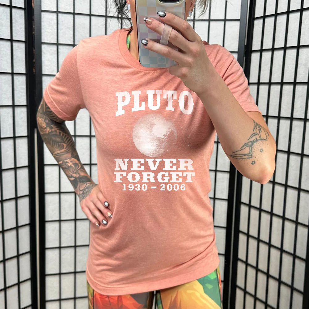 Pluto Never Forget Shirt Unisex - Image 10