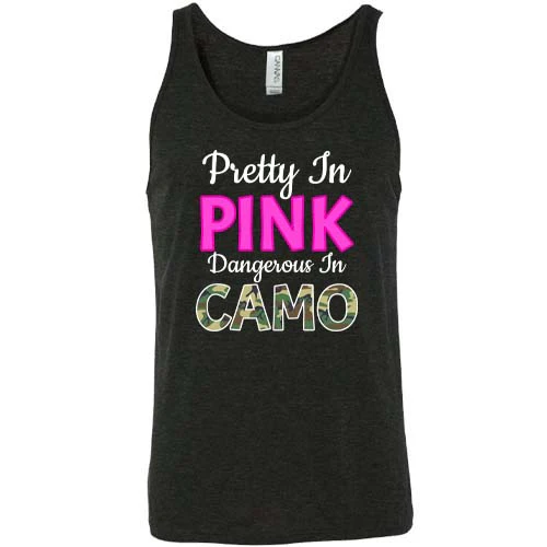 Pretty In Pink Dangerous In Camo Shirt Unisex - Image 3