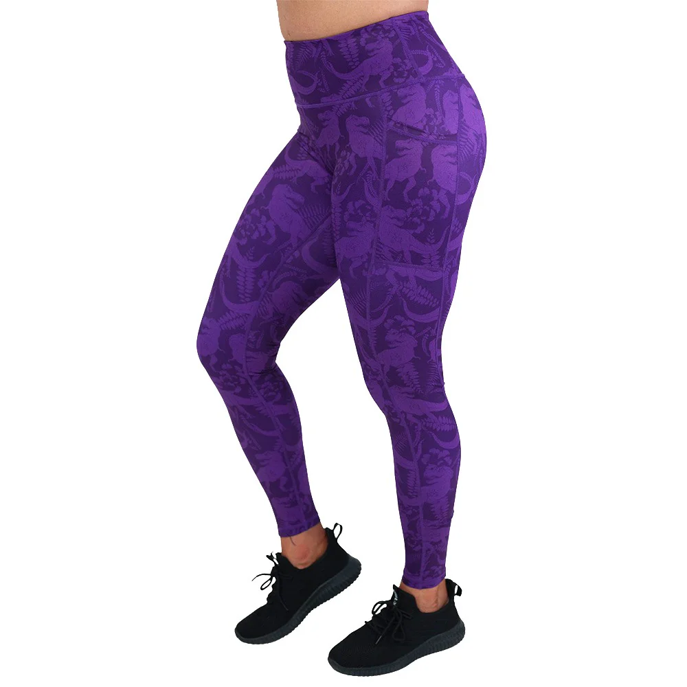 Purple T-Flex Leggings - Image 4