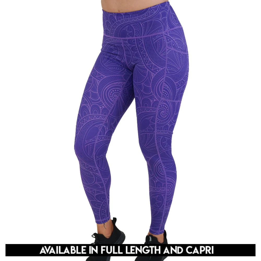 Purple Zenergy Leggings - Image 3