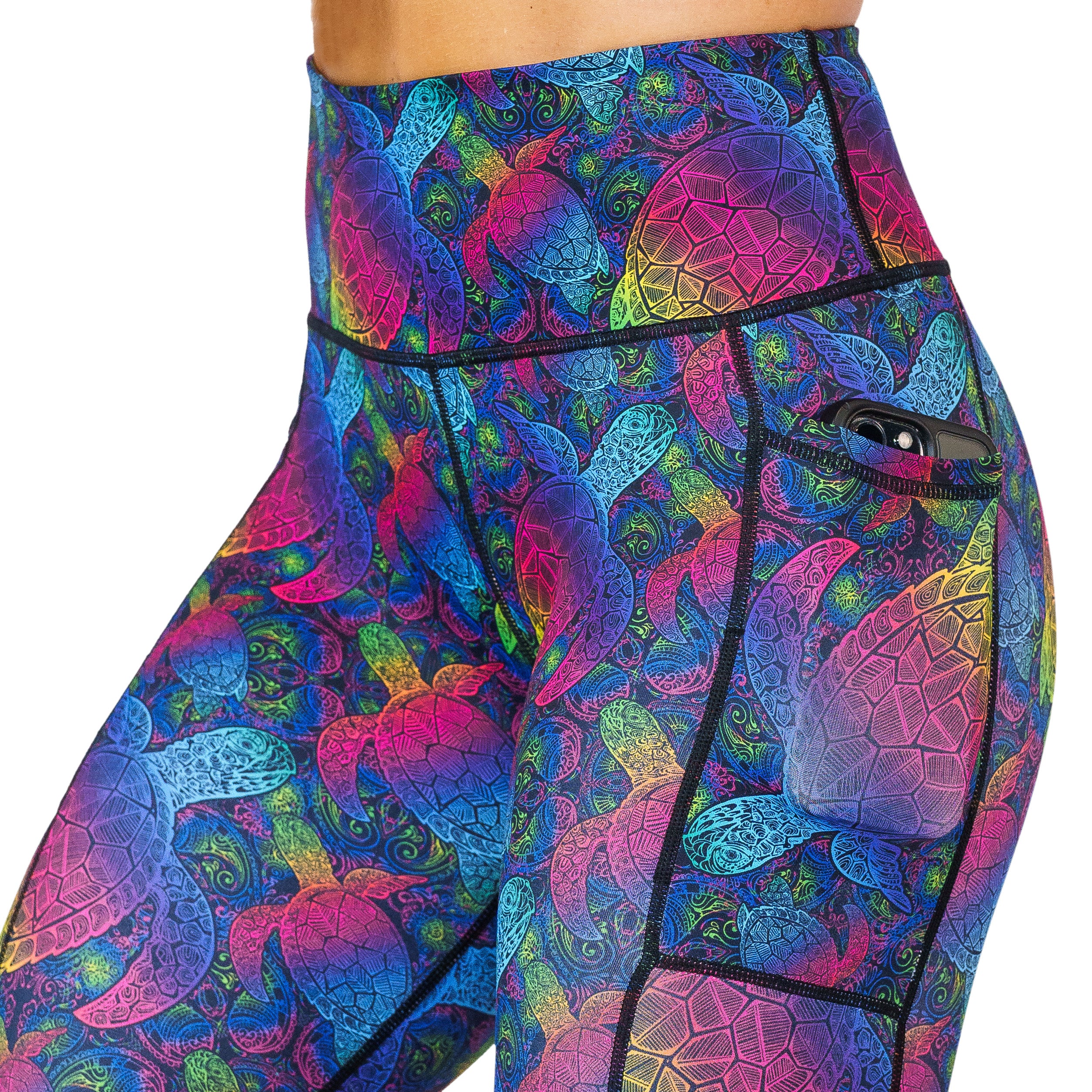 Rainbow Turtle Leggings - Image 2