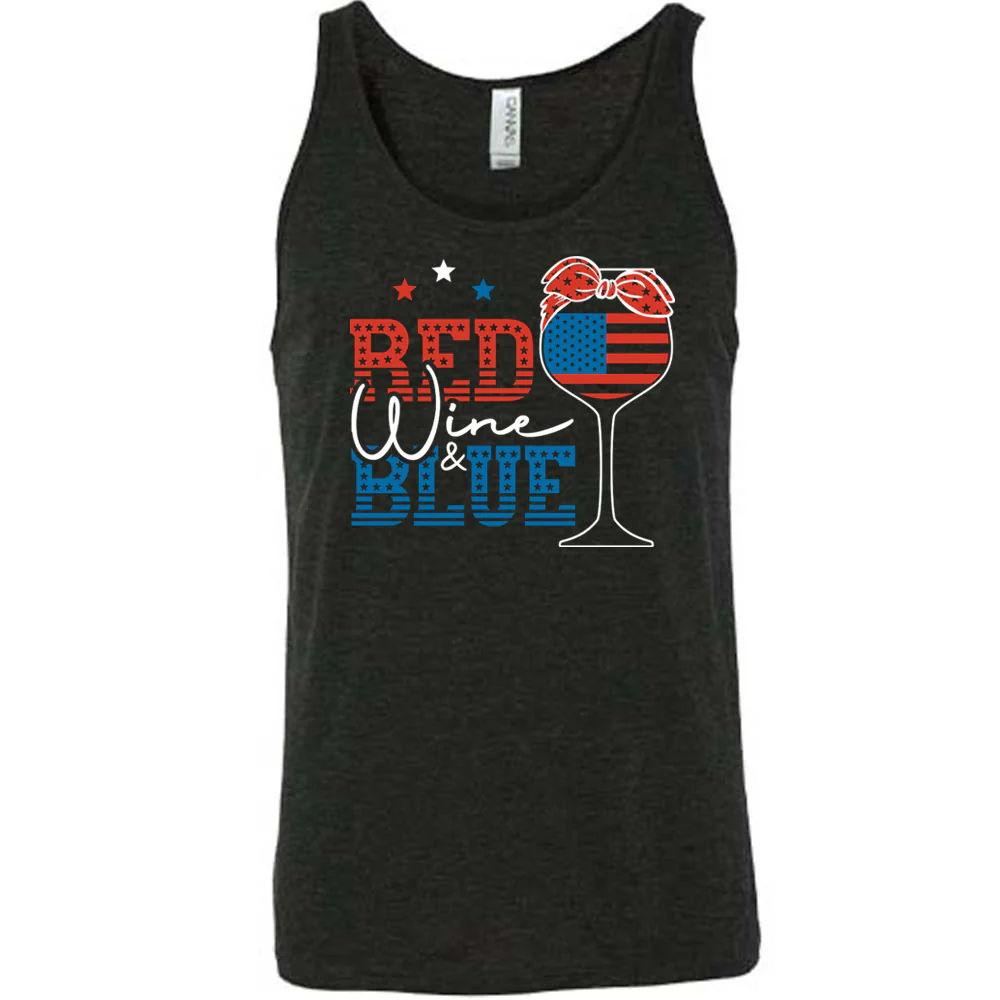 Red Wine & Blue Shirt Unisex - Image 2