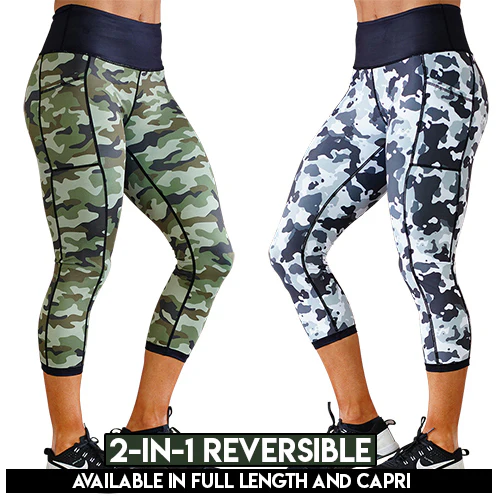 Camo Reversible Leggings - Image 25