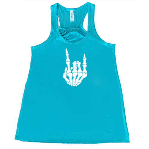 Rocker Skeleton Hand Shirt - Image 6